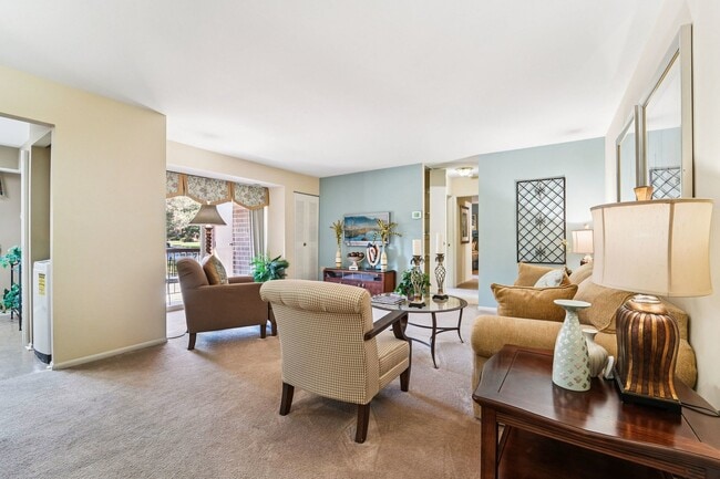 2 Bedroom 947 SF - Living/Dining Area - Autumn Woods Apartments