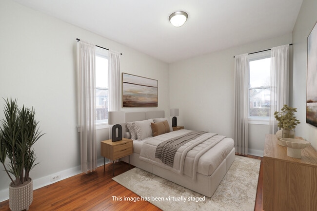 virtually staged bedroom - 4 Oliver Av