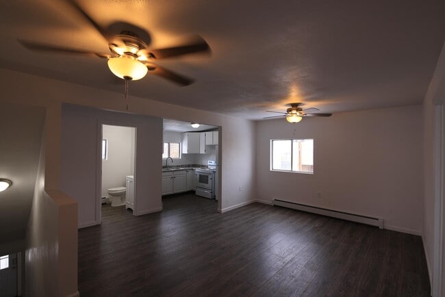 Living room into kitchen - 635 Elm Ave