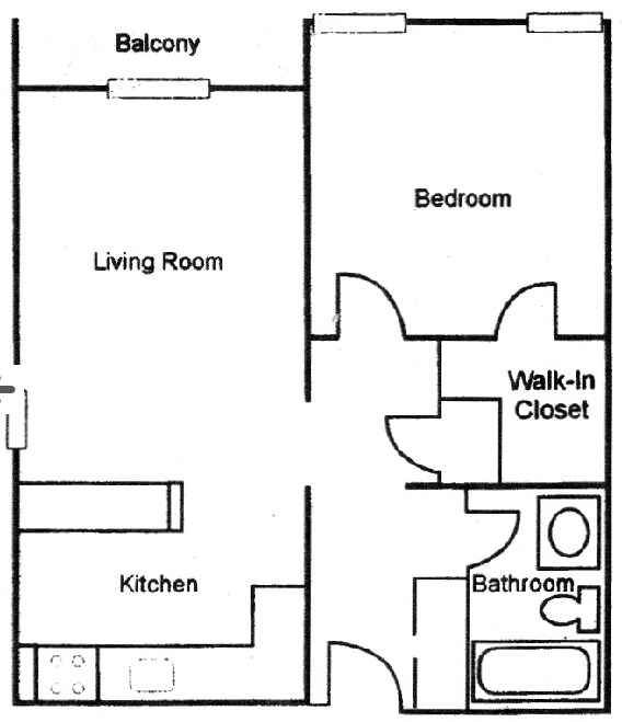 1HAB/1BA - Parkview Village West