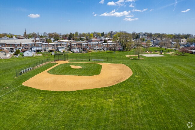 Residents can enjoy a pick-up game at the Bryn Mawr Polo Field in the Bryn Mawr neighborhood.