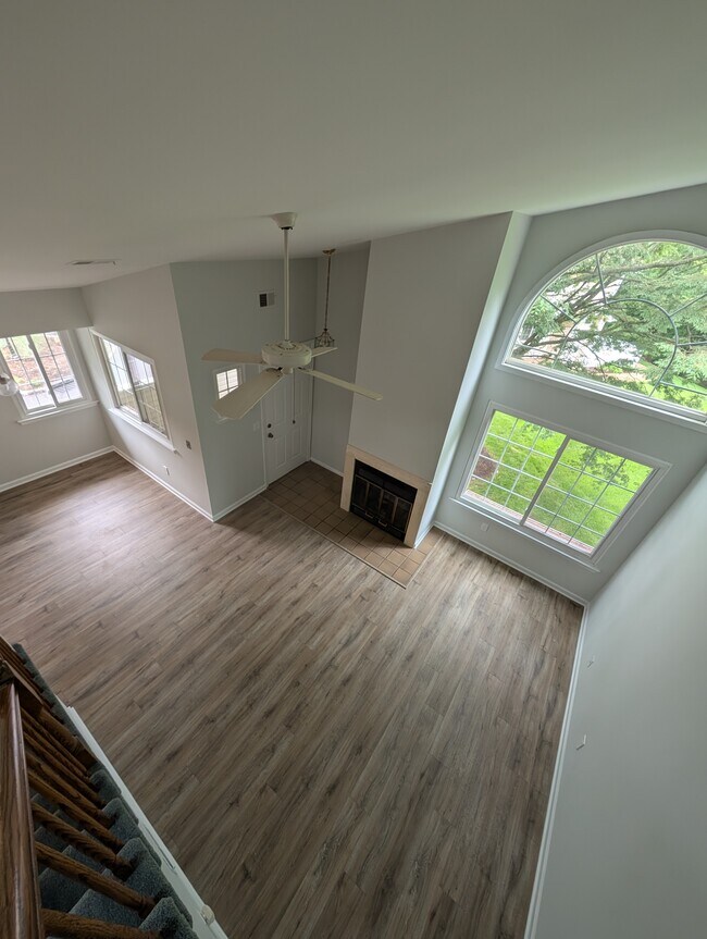 View from loft including fireplace - 35 Encampment Dr