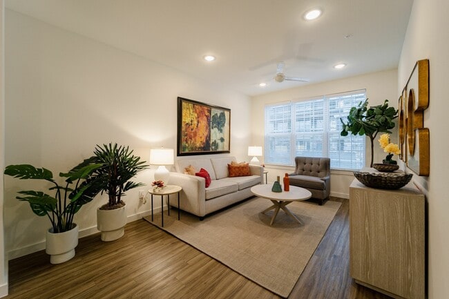 Warehouse District Apartments Living Area - Warehouse District