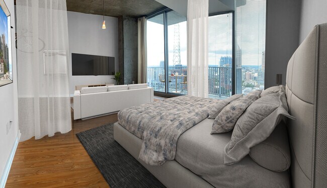 Planta abierta: DORMITORIO - 860 Peachtree St NE