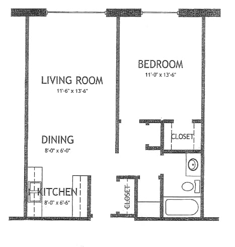 1BR/1BA - 1480 Randolph Ave