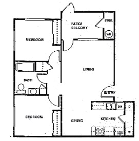 Pathway 2 Bedroom - Renwick Square