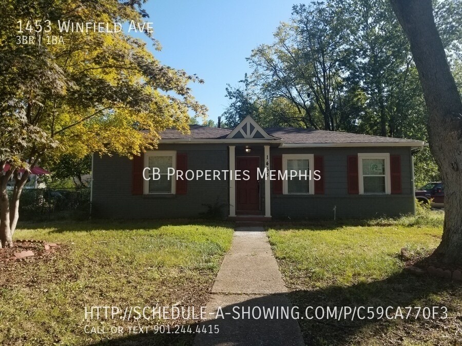 1453 Winfield Rd, Memphis, TN 38116 House for Rent in Memphis, TN