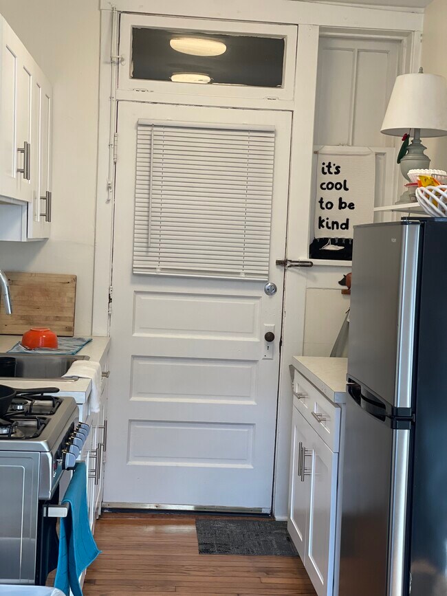 Rear door - 4303 N Winchester Ave