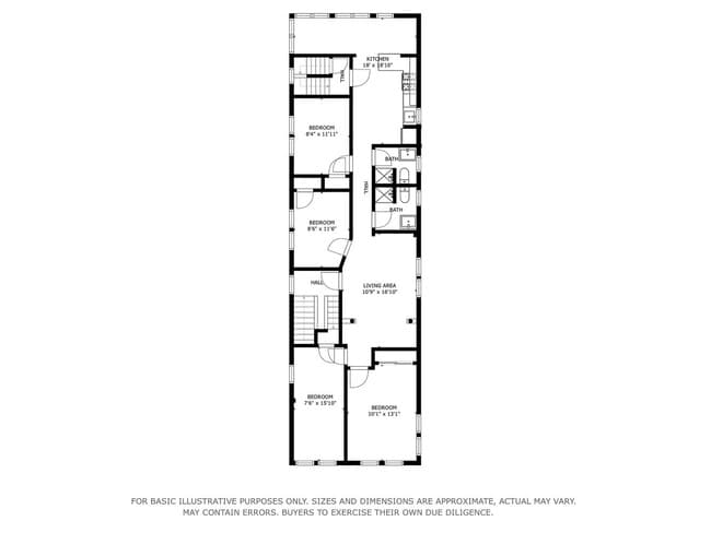 floor 2 floor plan - 214 Hamilton St