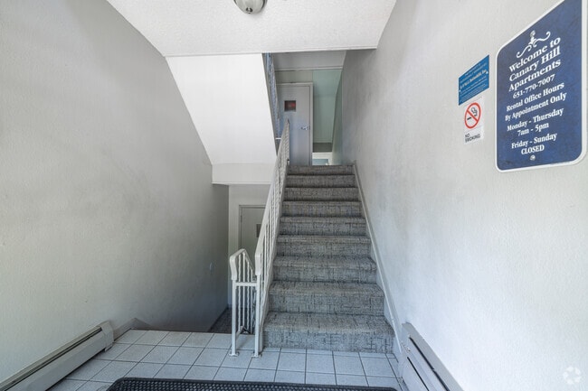 Lobby Entrance - Canary Hill Apartments