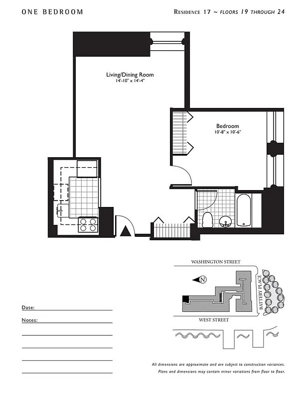 1 West St Unit 2017, New York, NY 10004 Room for Rent in New York, NY