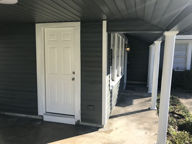 side door entrance - 2604 S Houston Dr