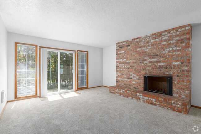 2BR, 2BA - 978SF - Living Room - Fir Grove