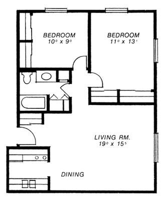 Floorplan - Secor Chateau A 55 & Over Community