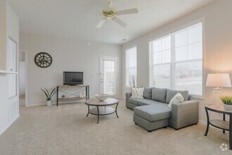 Elm - Living Room - Brickyard Apartments