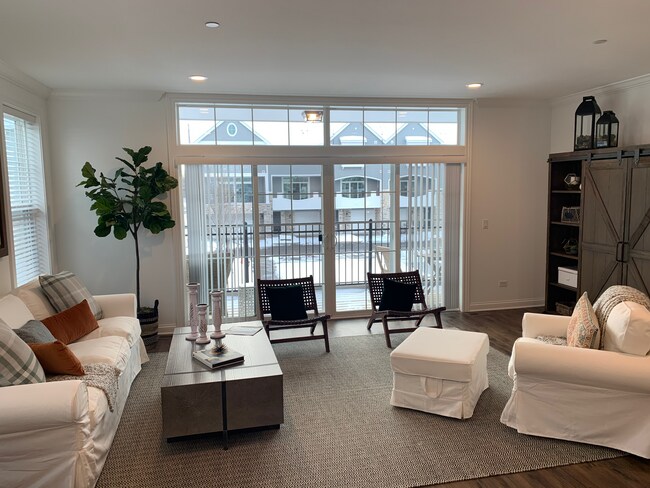 Living Room with Covered Porch - 1741 Winnetka Ave