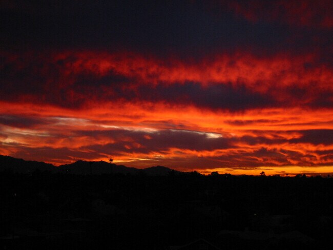 SUNSET FROM BALCONY - A REAL PHOTO! - 16 W Encanto Blvd