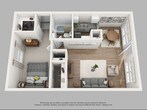 1 Bedroom, 1 Bathroom, 662 Square Feet