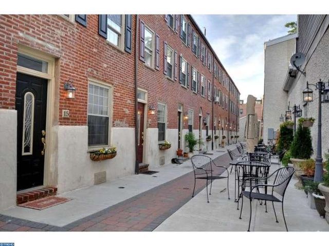 Courtyard - View from Tables - 525 Fitzwater St