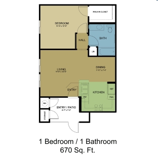 1HAB/1BA - Forestwood at Folsom