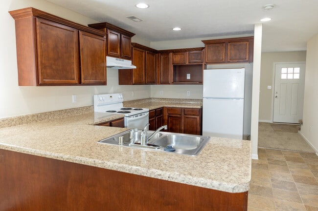Kitchen View from Living Room - Blackberry Ridge Townhomes