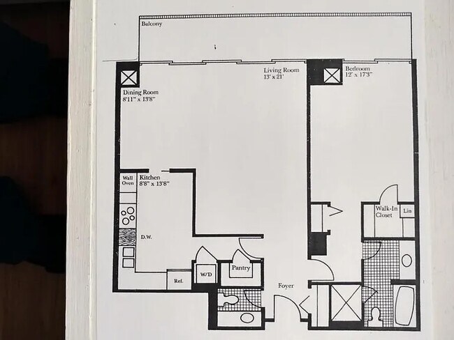 Floorplan - 2555 Pennsylvania Ave NW