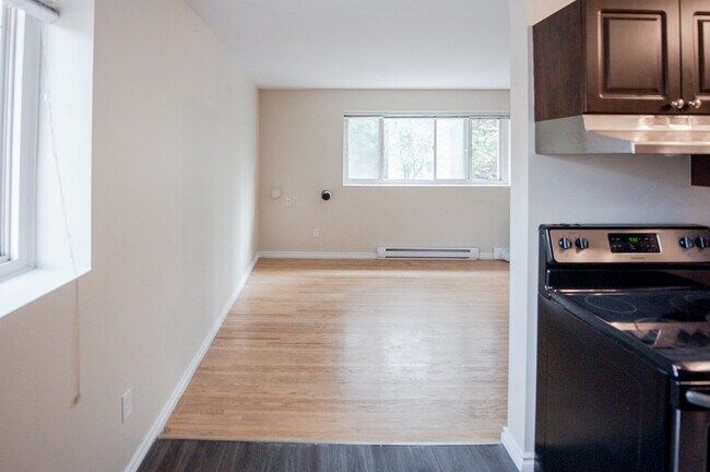 1BDR - Espace de vie - 30 Hargrave Apartment