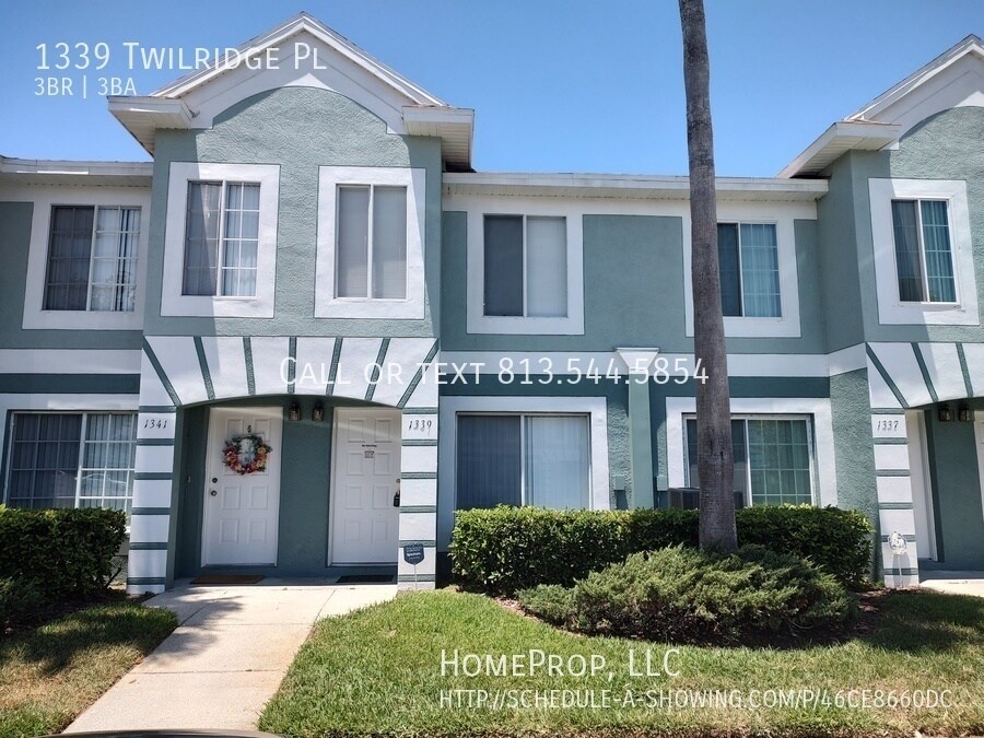 1339 Twilridge Pl, Brandon, FL 33511 Townhouse for Rent in Brandon