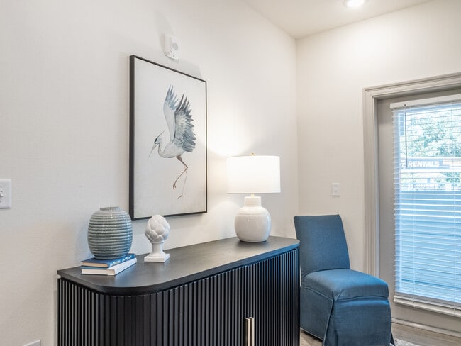 The Daysailer I: 1BR, 1BA- Living Room - The Waters at Freeport