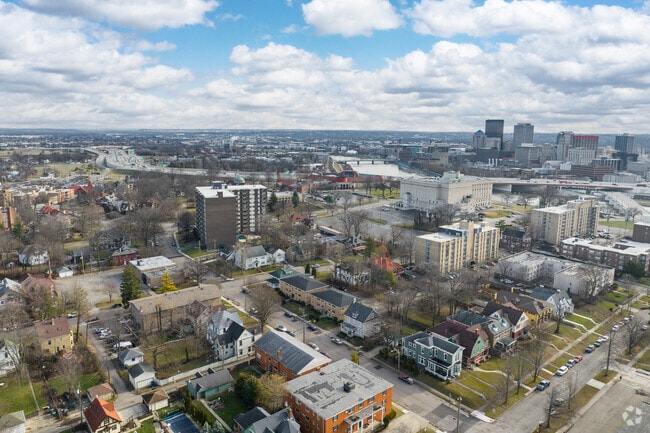 Aerial Photo - Apartments at 310 Superior