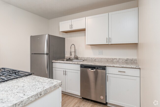 2BR,1BA -845SF - Kitchen - Lodge at River Village