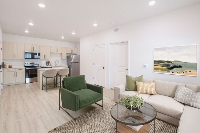 La sala de estar de Providence - Altura Apartments
