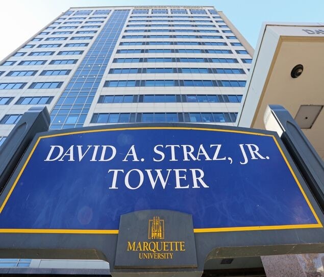 The Straz Tower is home the famous Bob's Barber Shop