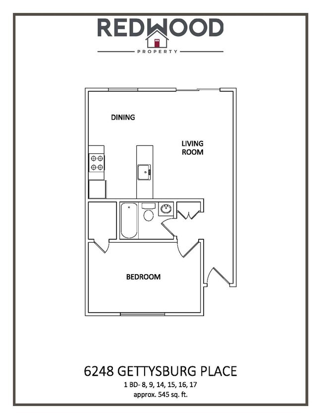 Floorplan - Lincoln Crest Apartments - 6248 Gettysburg...