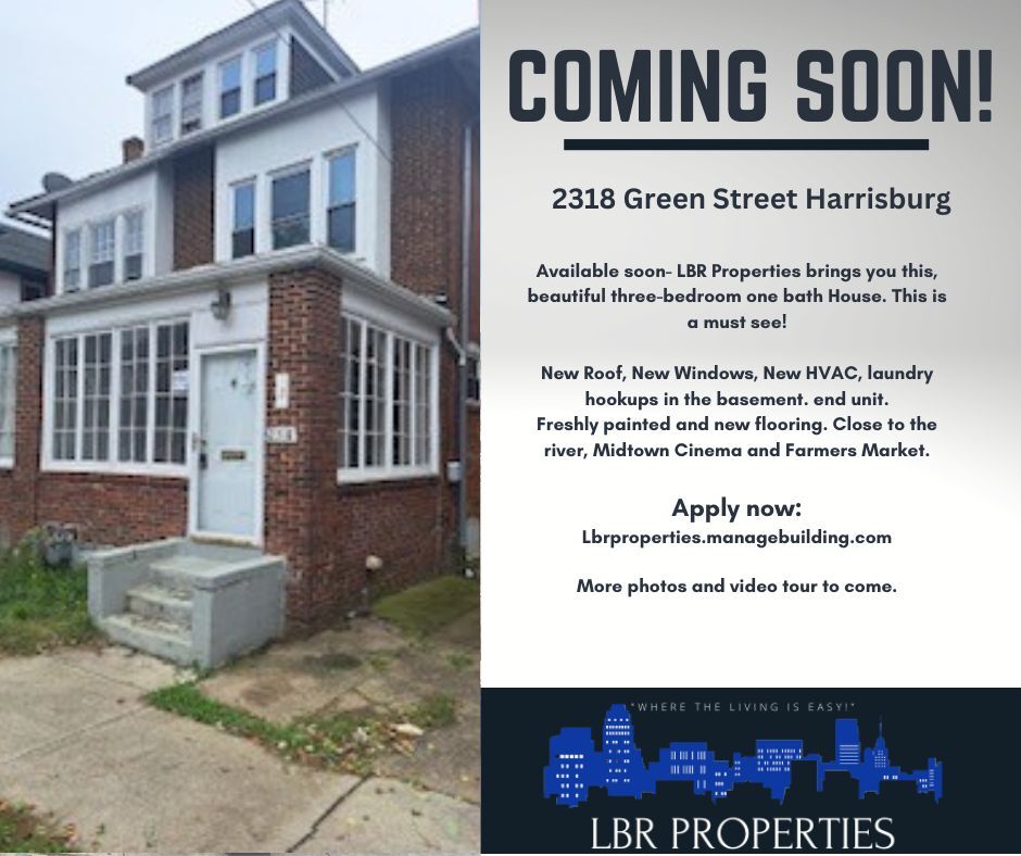 2318 Green St, Harrisburg, PA 17110 House Rental in Harrisburg, PA