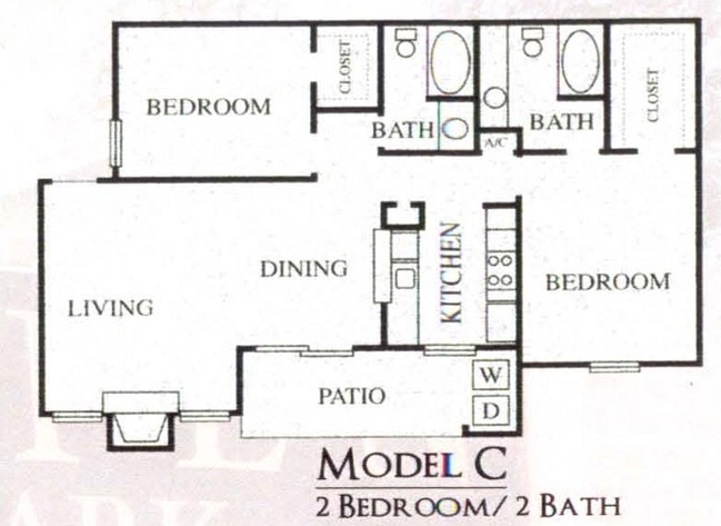 2BR/2BA - Aspen Park