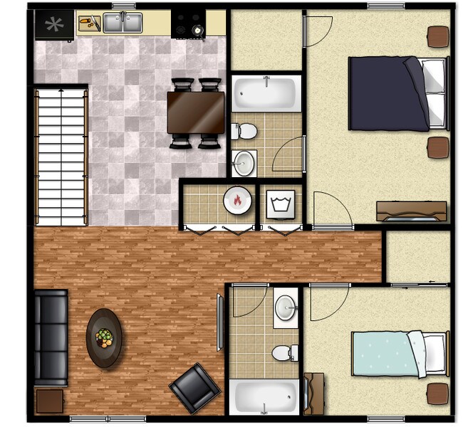 Plano de planta - 2 Avery Pl