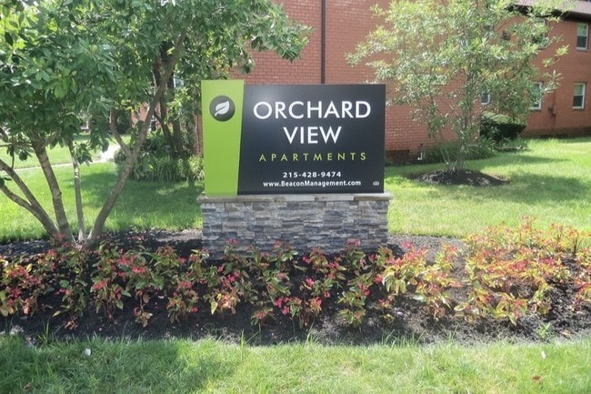 Property Sign - Orchard View Apartments