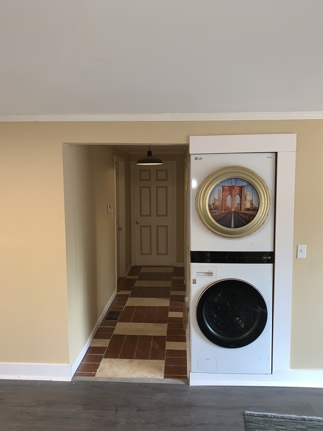 Hallway, washer/dryer - 7127 Boston State Rd