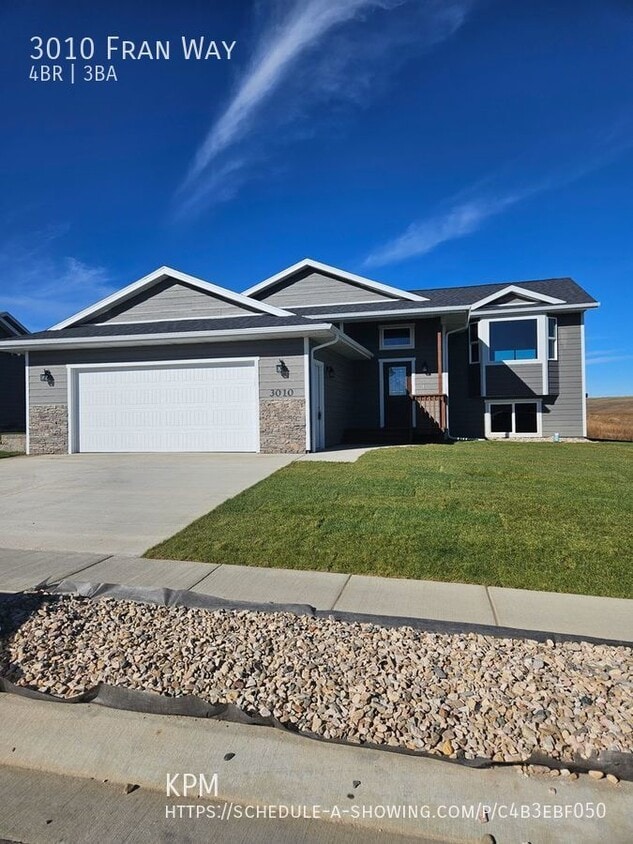 4 BED 3 BATH NEW BUILD DOUBLE GARAGE... House Rental in Rapid City, SD
