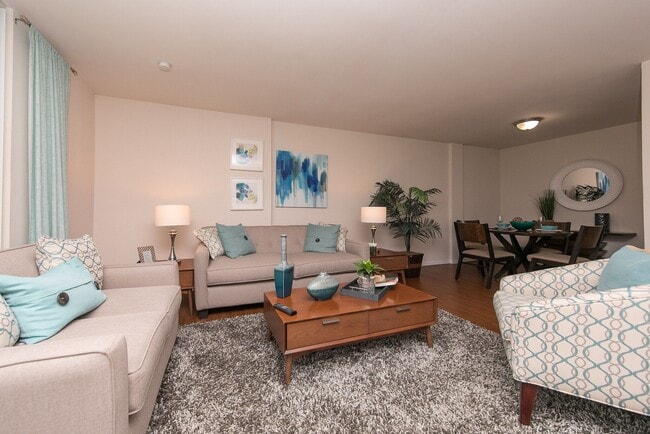Premium Living Area - West River Apartments