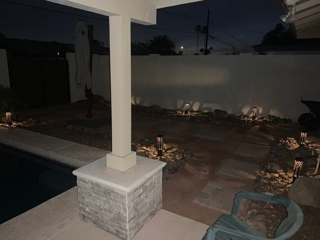 Backyard pool - 1207 E Loyola Dr