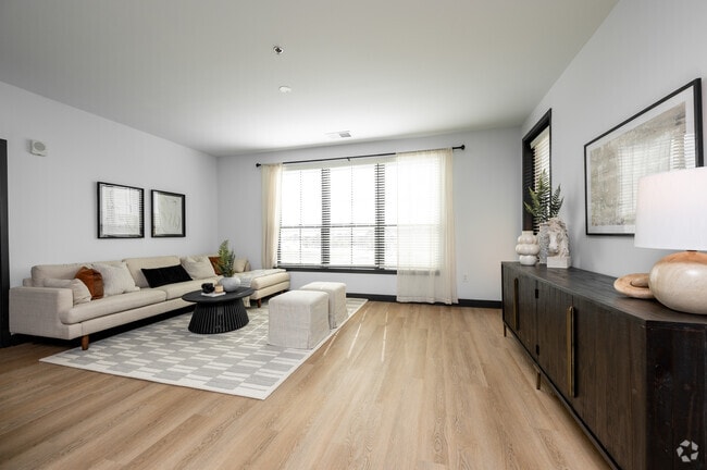 Monon - 2BR, 2BA - 1,252SF - Living Room - Hobbs Station