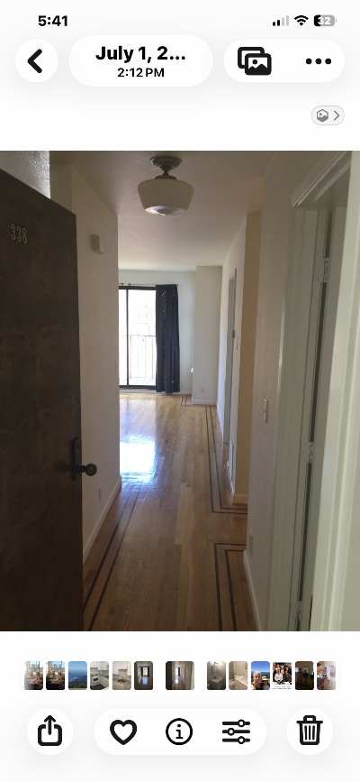 Entrada a la unidad con terraza exterior. - 338 Anza St