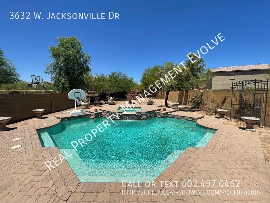 Stunning Anthem 5 Bedroom with Pool House for Rent in New River, AZ