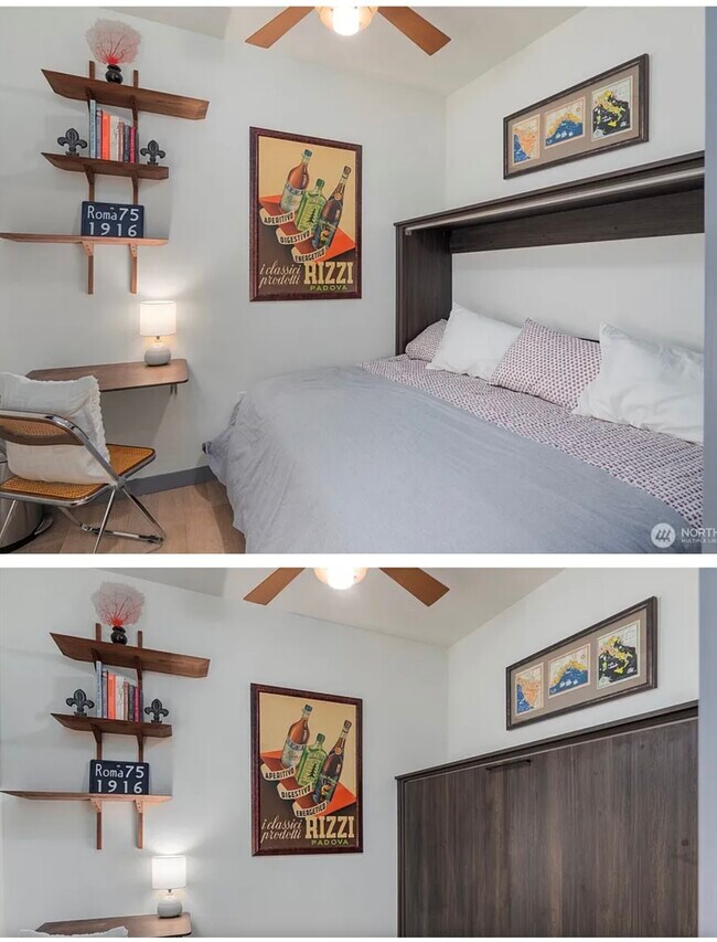 Oficina con cama plegable y TV - 11903 NE 128th St