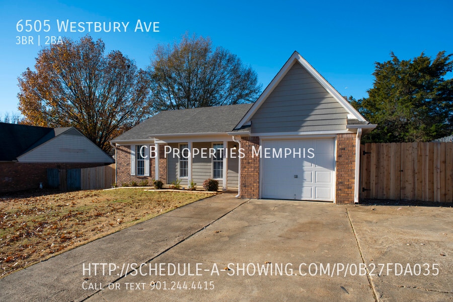 6505 Westbury Ave, Horn Lake, MS 38637 House for Rent in Horn Lake, MS