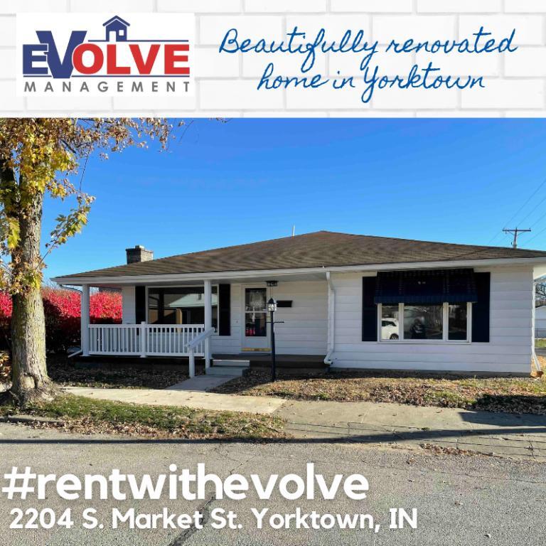 2204 S Market St, Yorktown, IN 47396 House Rental in Yorktown, IN