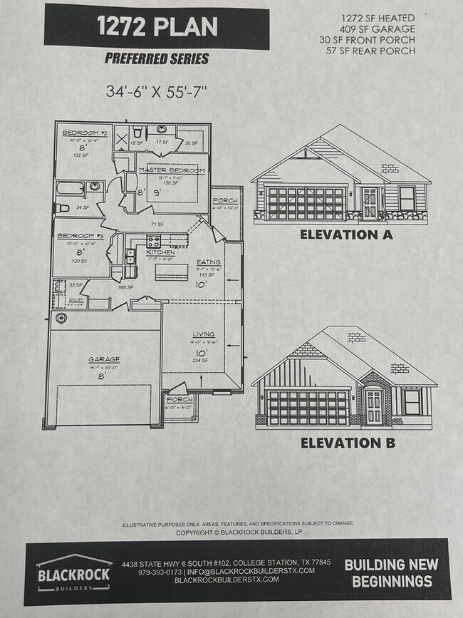 Foto del edificio - Bryan - 3 bedroom - 2 bath - 2 car garage - fenced in back yard - Brand New House - very new to B...