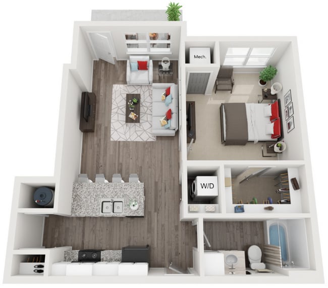 Interior Photo - Rock Pointe Village I LLC